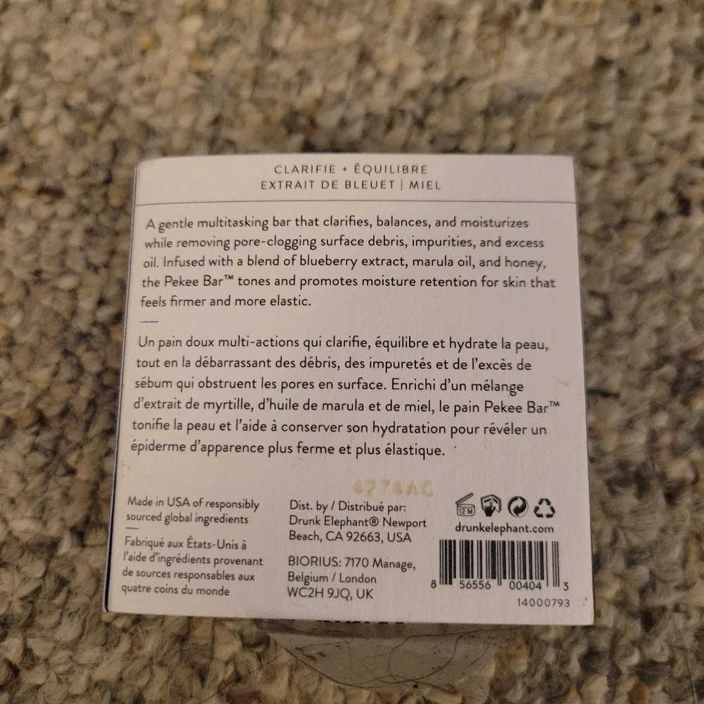 Drunk Elephant Pekee Bar 4oz. New - Picture 3 of 4